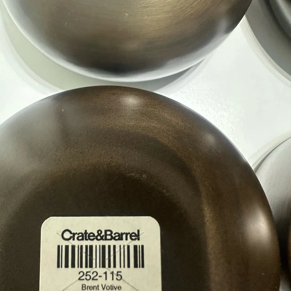 Crate&Barrel Bronze Votive Holder